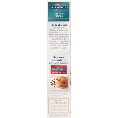 Ghirardelli Chocolate Chocolate Triple Fudge Premium Brownie Mix