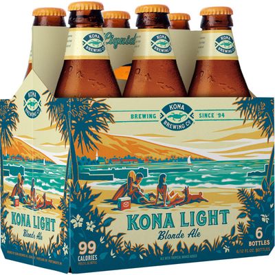 Kona Light Blonde Ale 12 Fl Oz Instacart