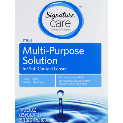 Signature Multi-Purpose Solution, for Soft Contact Lenses