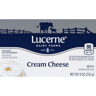 Lucerne Dairy farms Cream Cheese