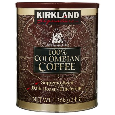 Kirkland Signature 100% Colombian Coffee, 48 oz