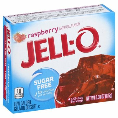 Jell-O Raspberry Sugar Free Gelatin Dessert Mix