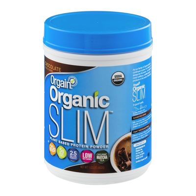 Orgain Organic Slim Plant Based Protein Powder Chocolate