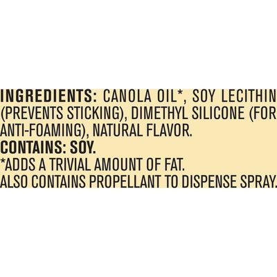 Pam Butter Cooking Spray