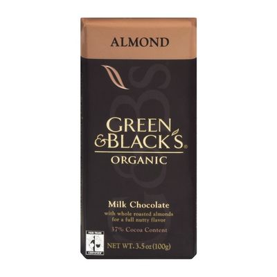 Green & Black's Bars Milk Chocolate, Almond