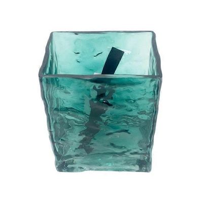 Small Hammered Glass Vase