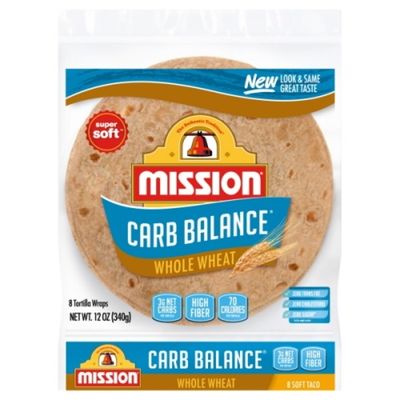 Mission Carb Balance Soft Taco Whole Wheat Tortillas