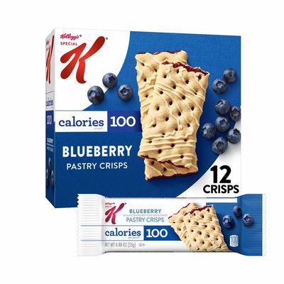 Kellogg's Special K Pastry Crisps, Breakfast Bars, Blueberry