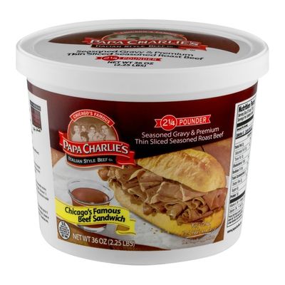 Papa Charlie's Italian Style Beef
