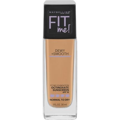 Fit Me Dewy + Smooth Liquid Foundation Makeup with SPF 18 Classic Beige