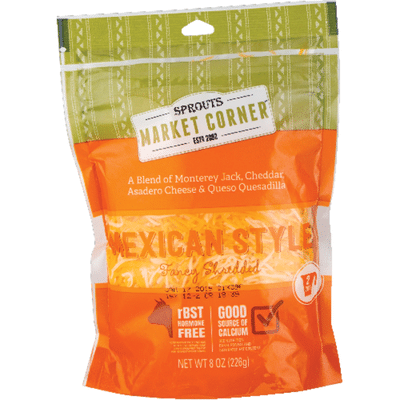 Market Corner Shredded Mexican Style Cheese