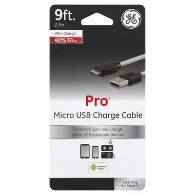 GE Micro USB Charge Cable
