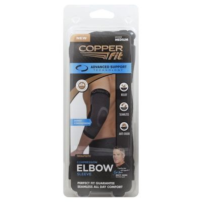 Copper Fit Elbow Sleeve, Compression, Unisex, Medium