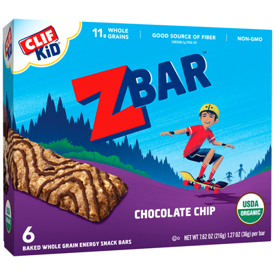 CLIF Kid CLIF Kid Zbar Organic Chocolate Chip Baked Whole Grain Energy Snack Bars