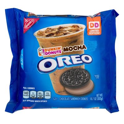 Oreo Cookies Dunkin' Donuts Mocha