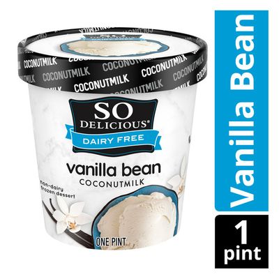 So Delicious Dairy Free Vanilla Bean Coconutmilk Non-Dairy Frozen Dessert