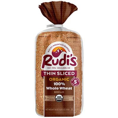 Rudi's Rocky Mountain Bakery Organic Thin Sliced 100% Whole Wheat Bread