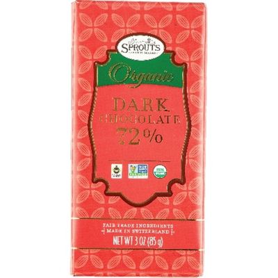 Sprouts 72% Cocoa Dark Chocolate Bar