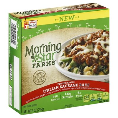 Morning Star Farms Italian Veggie Sausage Bake Veggie Bowl