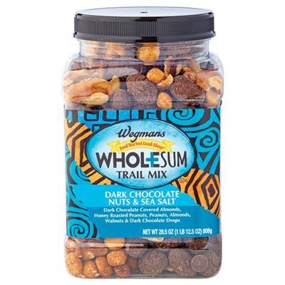 Wegmans Dark Chocolate Nuts & Sea Salt Wholesum Trail Mix