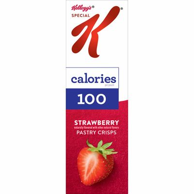 Kellogg's Special K Pastry Crisps, Breakfast Bars, 100 Calorie Snacks, Strawberry