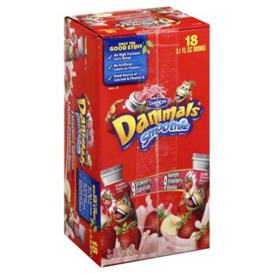 Danimals Smoothie Strawberry Explosion & Swingin Strawberry Banana