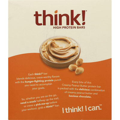 Think! High Protein Bars, Creamy Peanut Butter