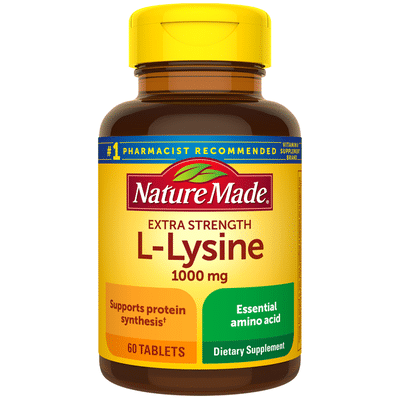 Nature Made Extra Strength L-Lysine 1000 mg Tablets