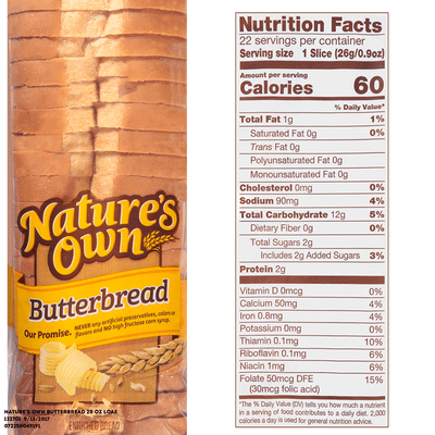 Nature's Own Butterbread Bread