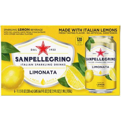 San Pellegrino Lemon Italian Sparkling Drinks