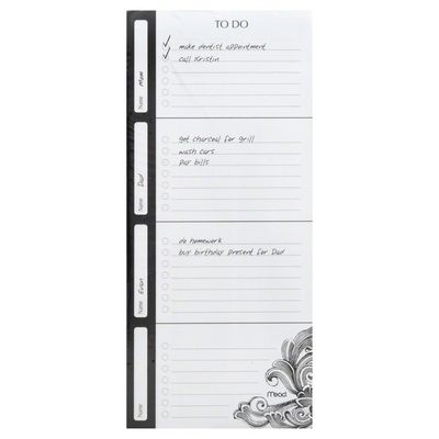 Mead To-Do List Sheets, Decorated