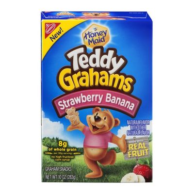 Teddy Grahams Honey Maid Graham Snacks Strawberry Banana