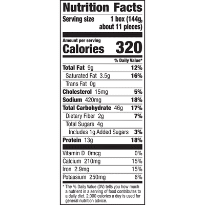 Annie's Frozen Pizza Poppers, Three Cheese, 11 Count