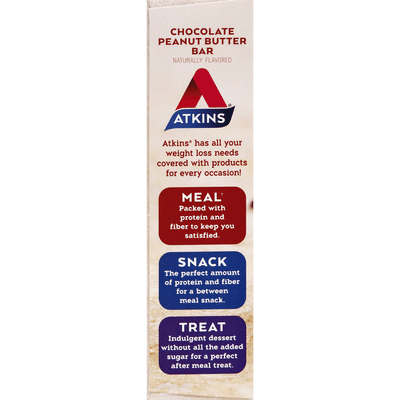 Atkins Advantage Protein-Rich Meal Bar Chocolate Peanut Butter Bar - 5 CT