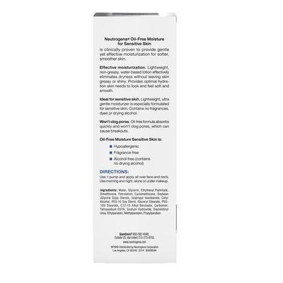 Neutrogena® Oil-Free Moisture Sensitive Skin