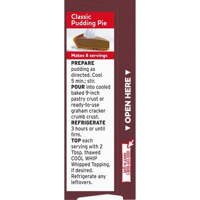 Jell-O Chocolate Cook & Serve Pudding & Pie Filling Mix
