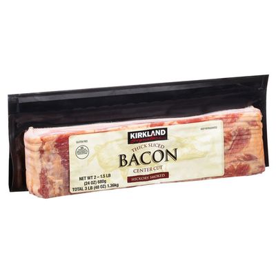 Kirkland Signature Thick Sliced Bacon 2 X 15 Lb 15 Lb Delivery Or Pickup Near Me - Instacart