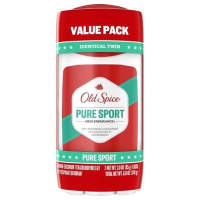 Old Spice High Endurance Pure Sport Antiperspirant and Deodorant Twin