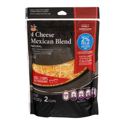SB Cheese, Mexican, Reduced Fat