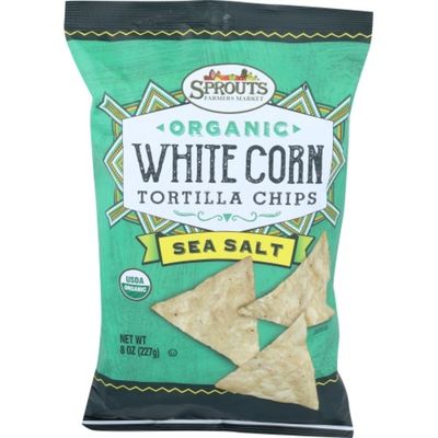 Sprouts Organic Sea Salt White Corn Chips
