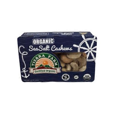 Tierra Farm Organic Roasted Salted Cashews