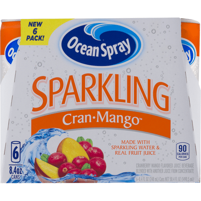 Ocean Spray Sparkling Cran-Mango - 6 CT