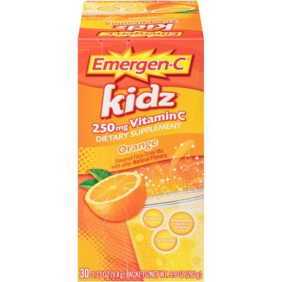 Emergen C Kidz Orange Vitamin C 250mg Drink Mix Dietary Supplement 0 33 Oz Instacart