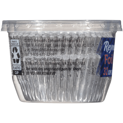 Reynolds Kitchens Baking Cups, Foil, 2.5 Inch