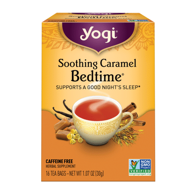 Yogi Tea Herbal Tea, Soothing Caramel Bedtime Tea, Supports a Good Nights Sleep