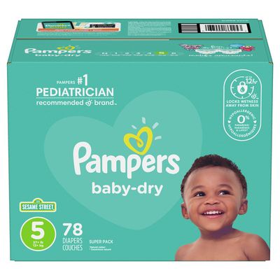 Pampers Baby Dry Diapers Size 5