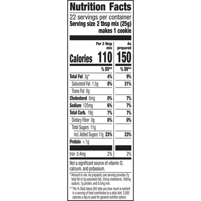 Betty Crocker Gluten Free Chocolate Chip Cookie Mix