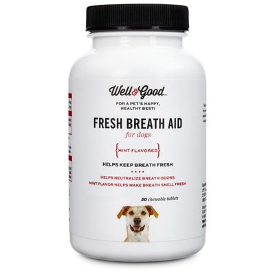 Well & Good Fresh Breath Dog Tablets