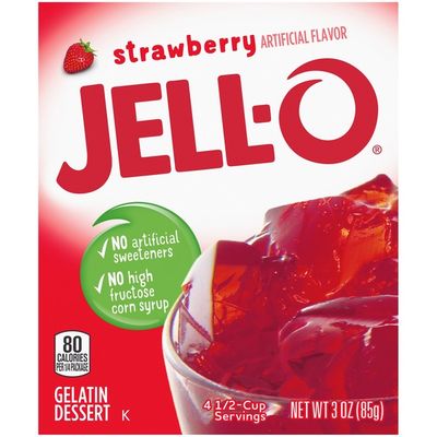 Jell O Strawberry Gelatin Dessert Mix 3 Oz Instacart