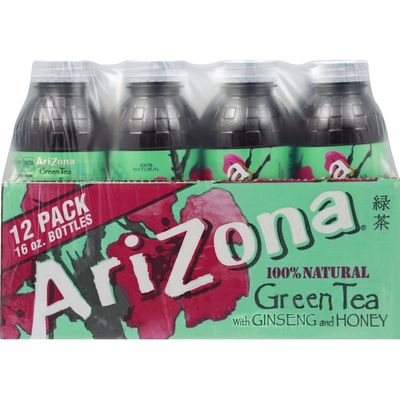 AriZona Green Tea with Ginseng and Honey, Bottles